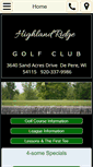 Mobile Screenshot of golfhighlandridge.com